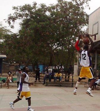 Saheed Oladipo break away dunk
