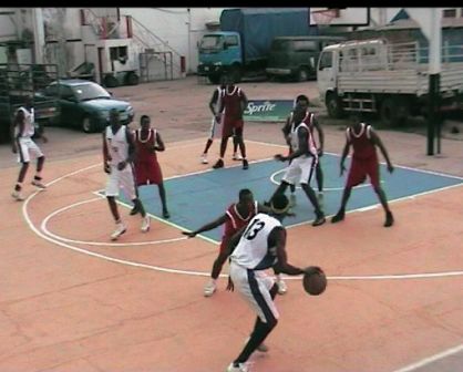 A scene in the match